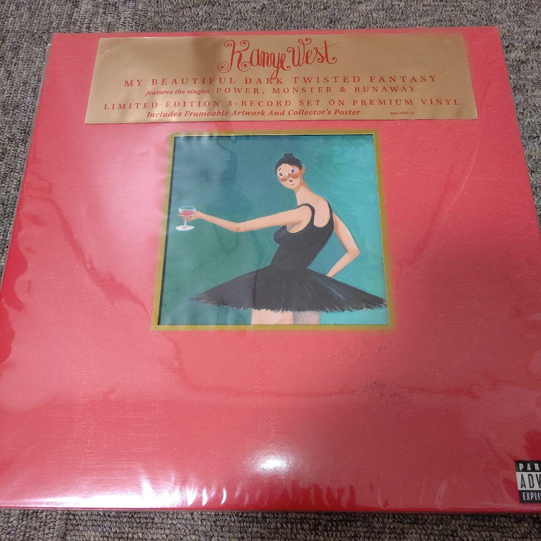 カニエ・ウェスト「マイ・ビューティフル・ダーク・ツイステッド・ファンタジー」LP