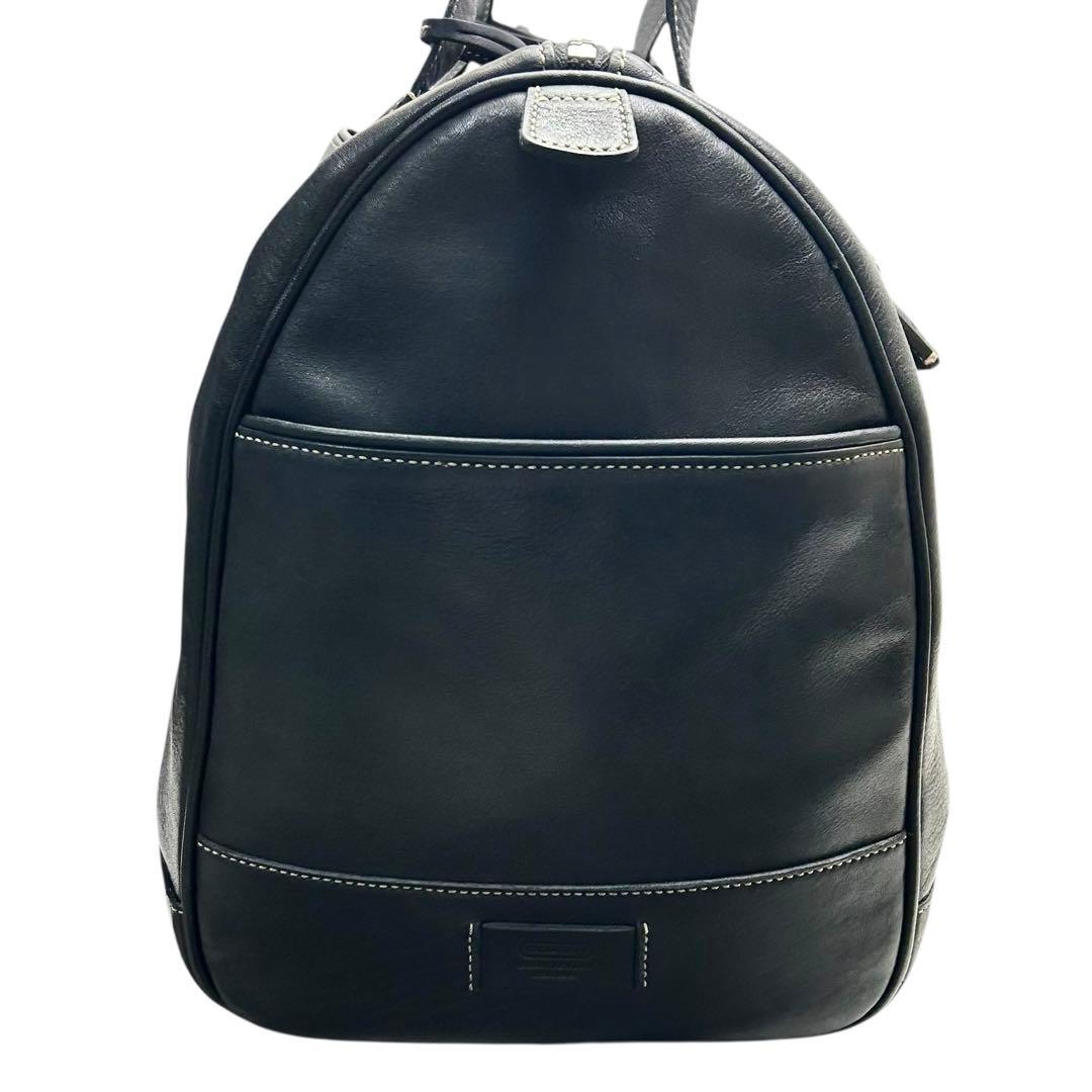 COACH コーチ　OLD COACH ボストンバッグ　本革　レザー　黒　大容量