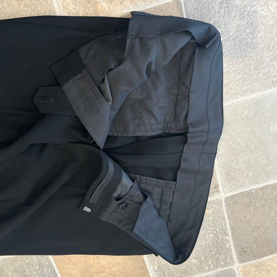 【美品】礼服　漆黒　ブラックフォーマル　A6 スーツ　ウール100%