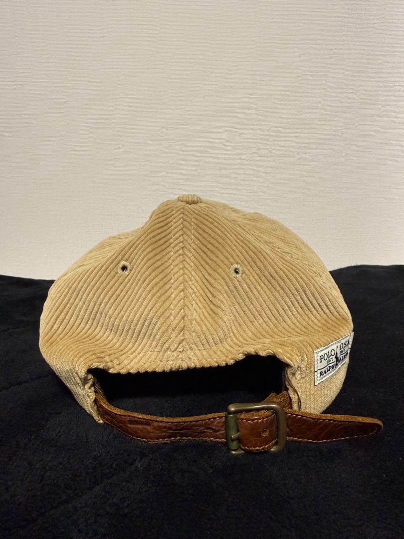 け*ん様 Ralph Lauren コーデュロイ キャップ 90s USA製 R