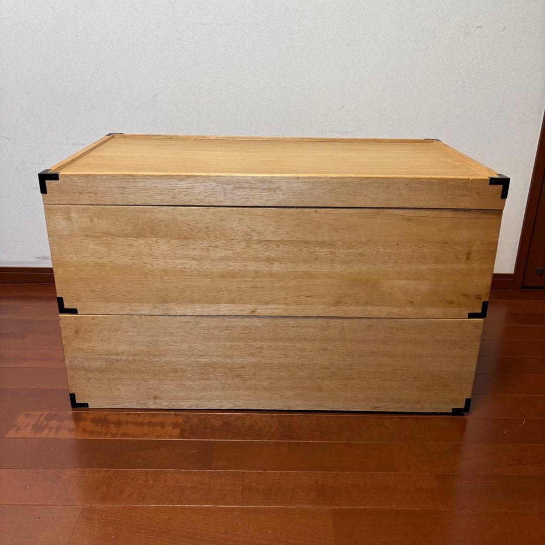 2段桐製　着物収納　衣装収納　ケース