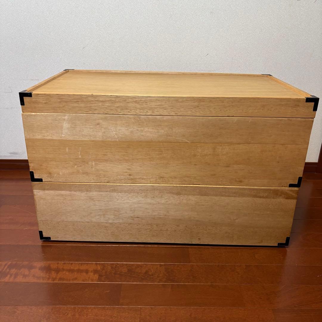 2段桐製　着物収納　衣装収納　ケース