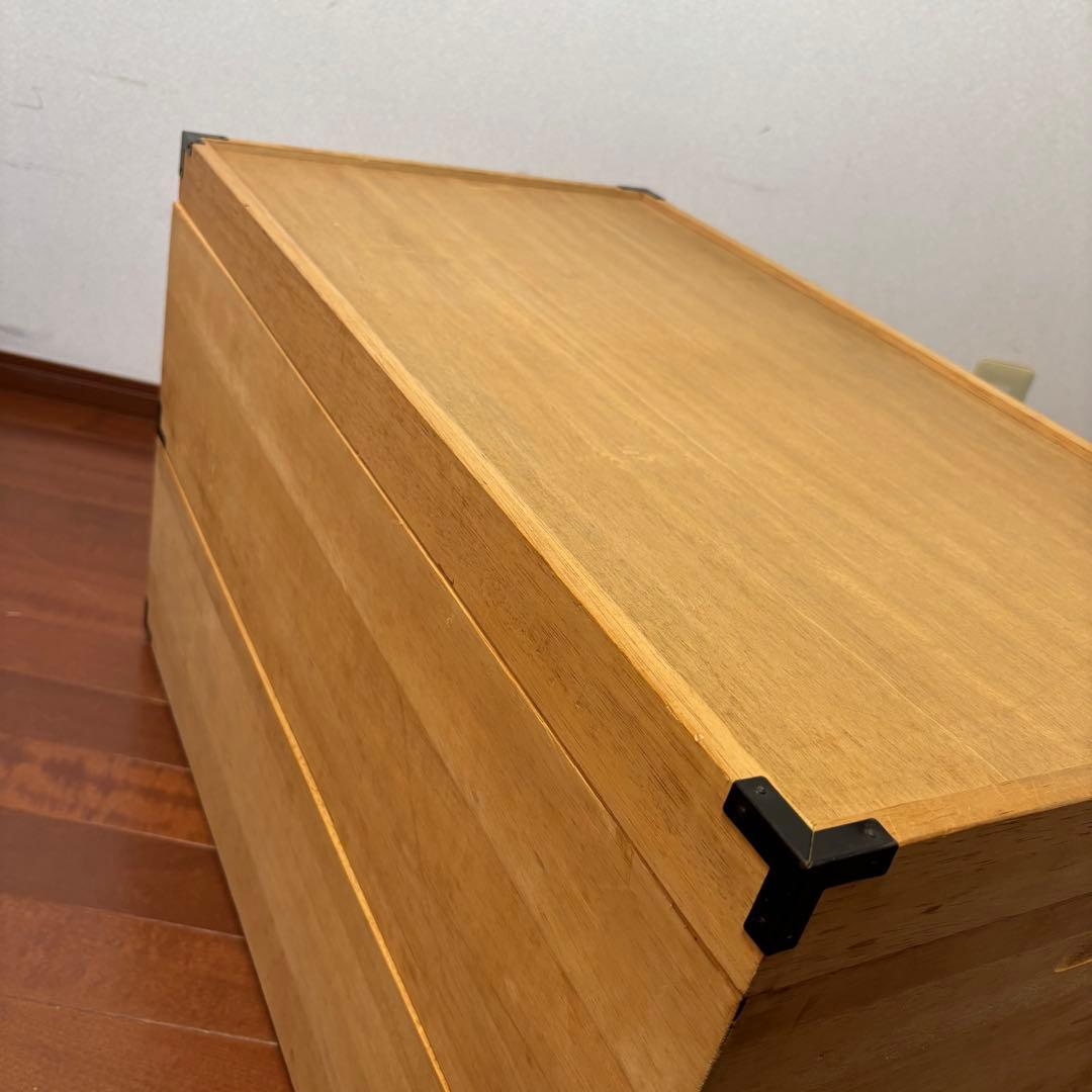 2段桐製　着物収納　衣装収納　ケース