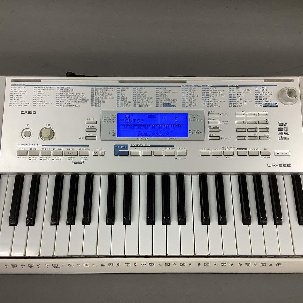 CASIO LK-222 光ナビゲーションキーボード