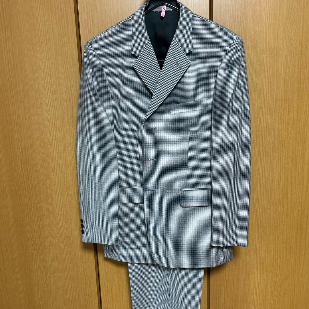 【美品】ポールスミス　90年代3ボタンスーツ　Mサイズ　ギンガムチェック
