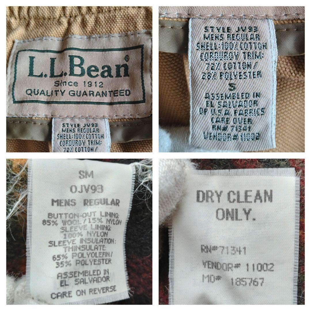 【90s】L.L.Bean　エルエルビーン　ハンティングジャケット　ライナー