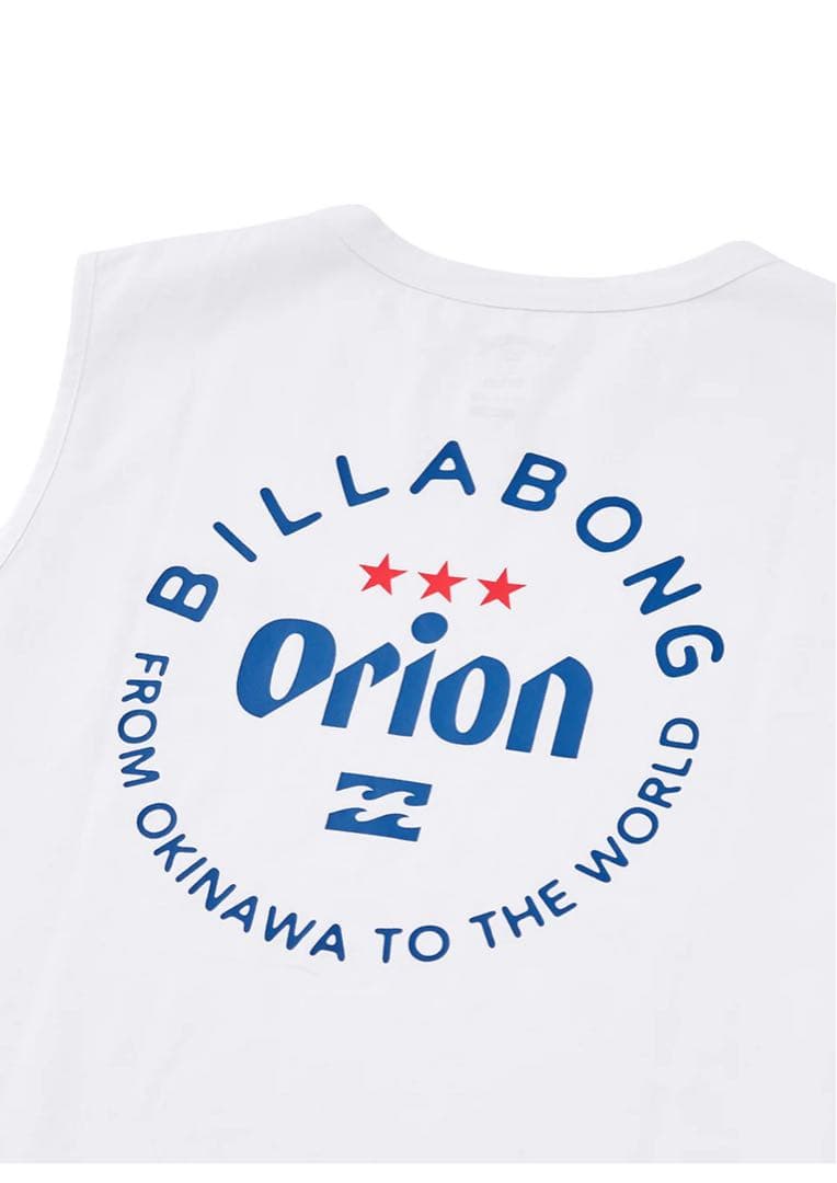 オリオンビール×BILLABONG ノースリーブ　ホワイト　 25 限定