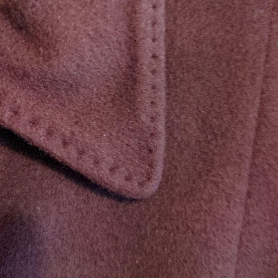 ブラウン ロングコート(あずき色系)