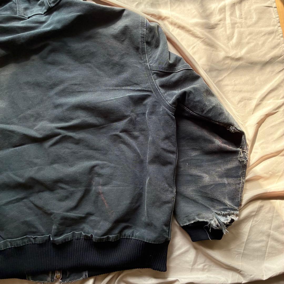 90's Carhartt fade black アクティブジャケット