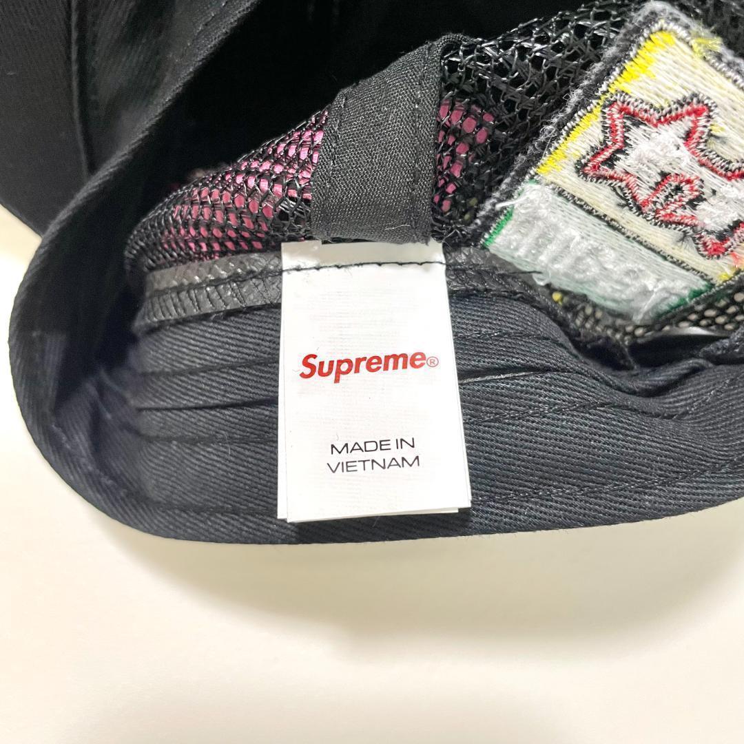 Supreme シュプリーム スポンジボブ コラボ キャップ 帽子 メッシュ 黒
