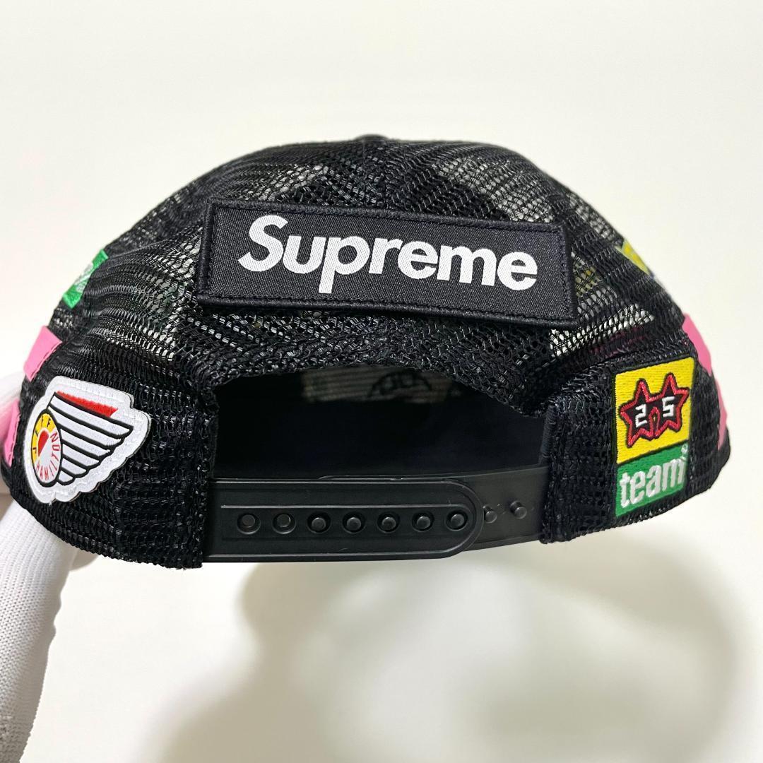 Supreme シュプリーム スポンジボブ コラボ キャップ 帽子 メッシュ 黒