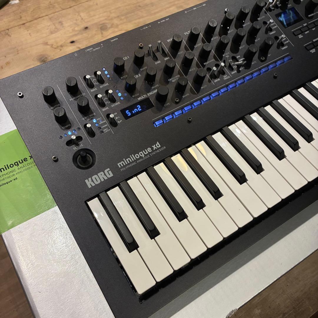 【即決可】KORG minilogue xd 37鍵 (送料込・おまけ付)