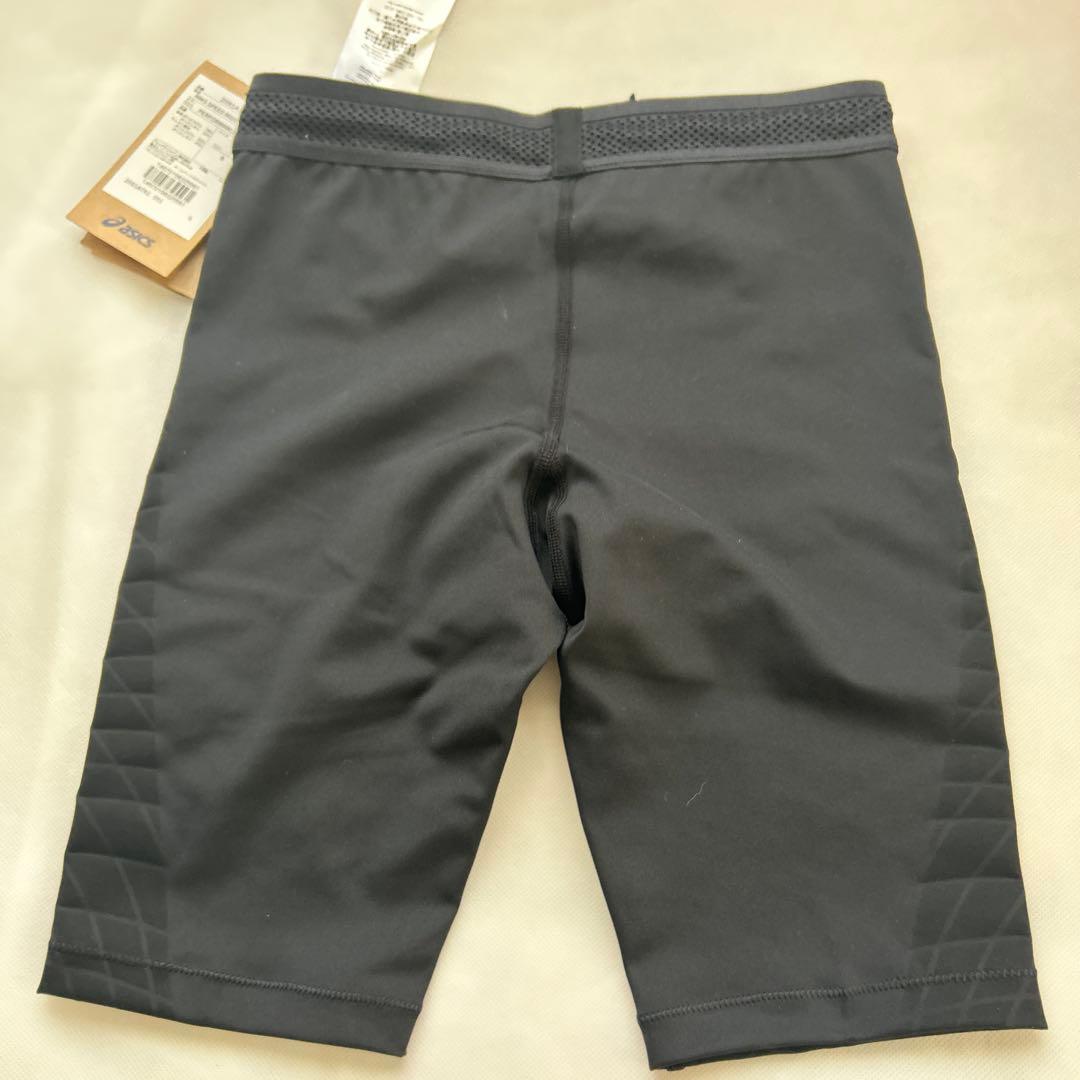新品未使用✨ASICS MIDDLE TIGHT 赤ロゴ　レディースS