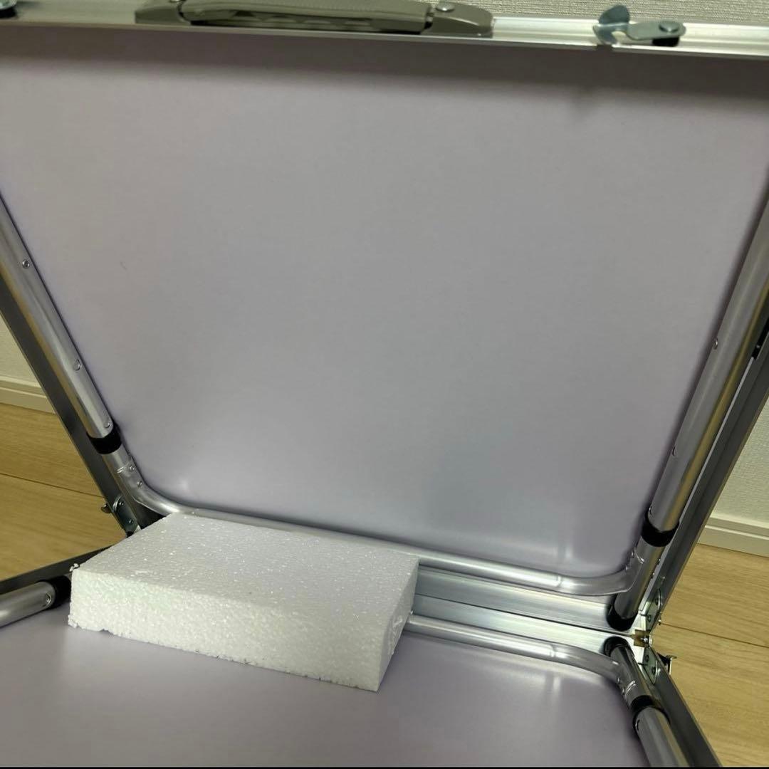 【専用です】折りたたみテーブル 120cm アルミテーブル パラソル穴あり①②