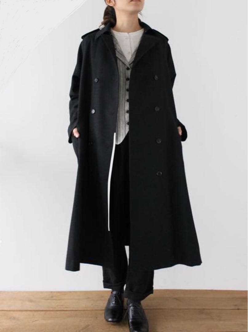 lisette リゼッタ ウール混 トレンチコート ベラ
