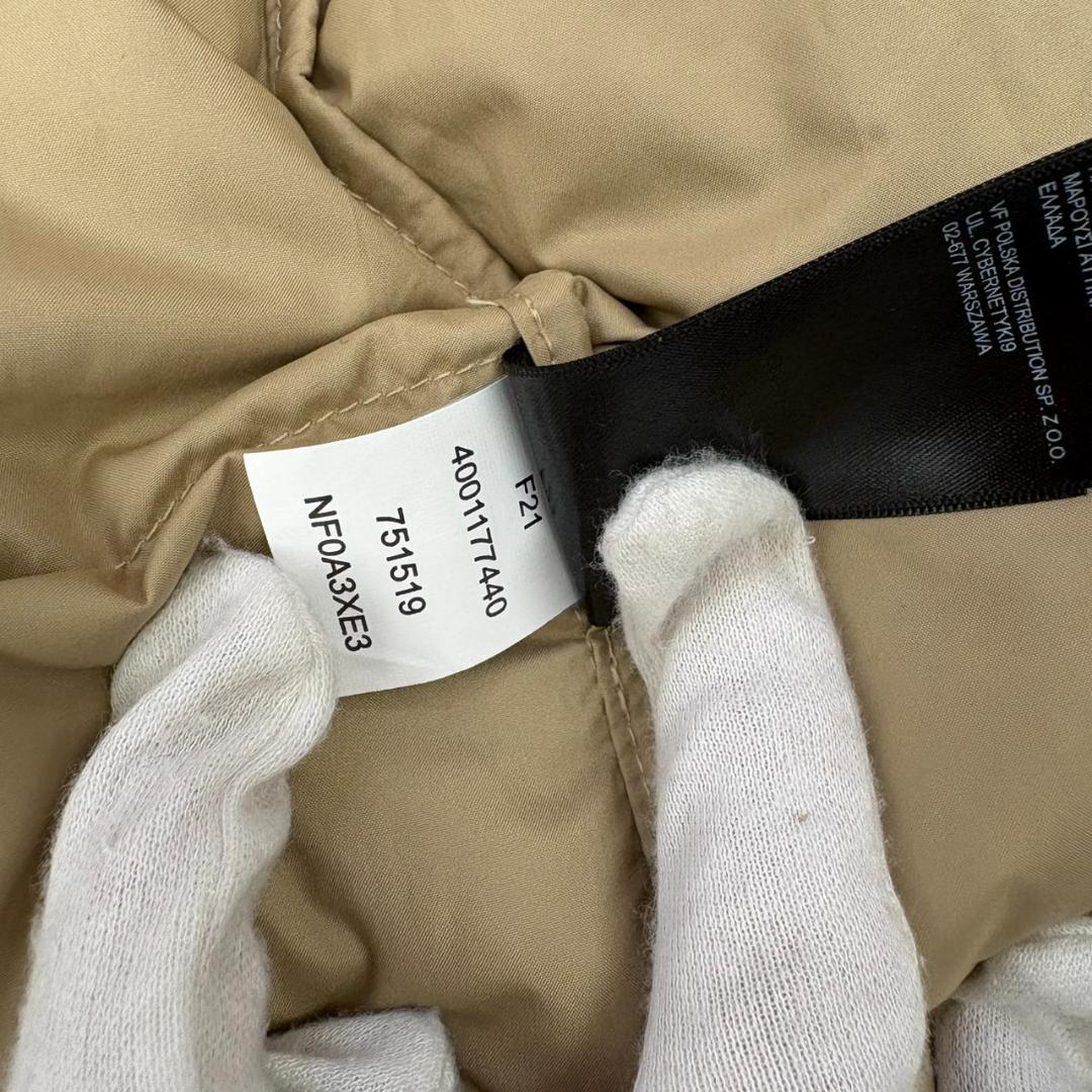 A4.THE NORTH FACE ロングダウンコート シャンパンゴールド M