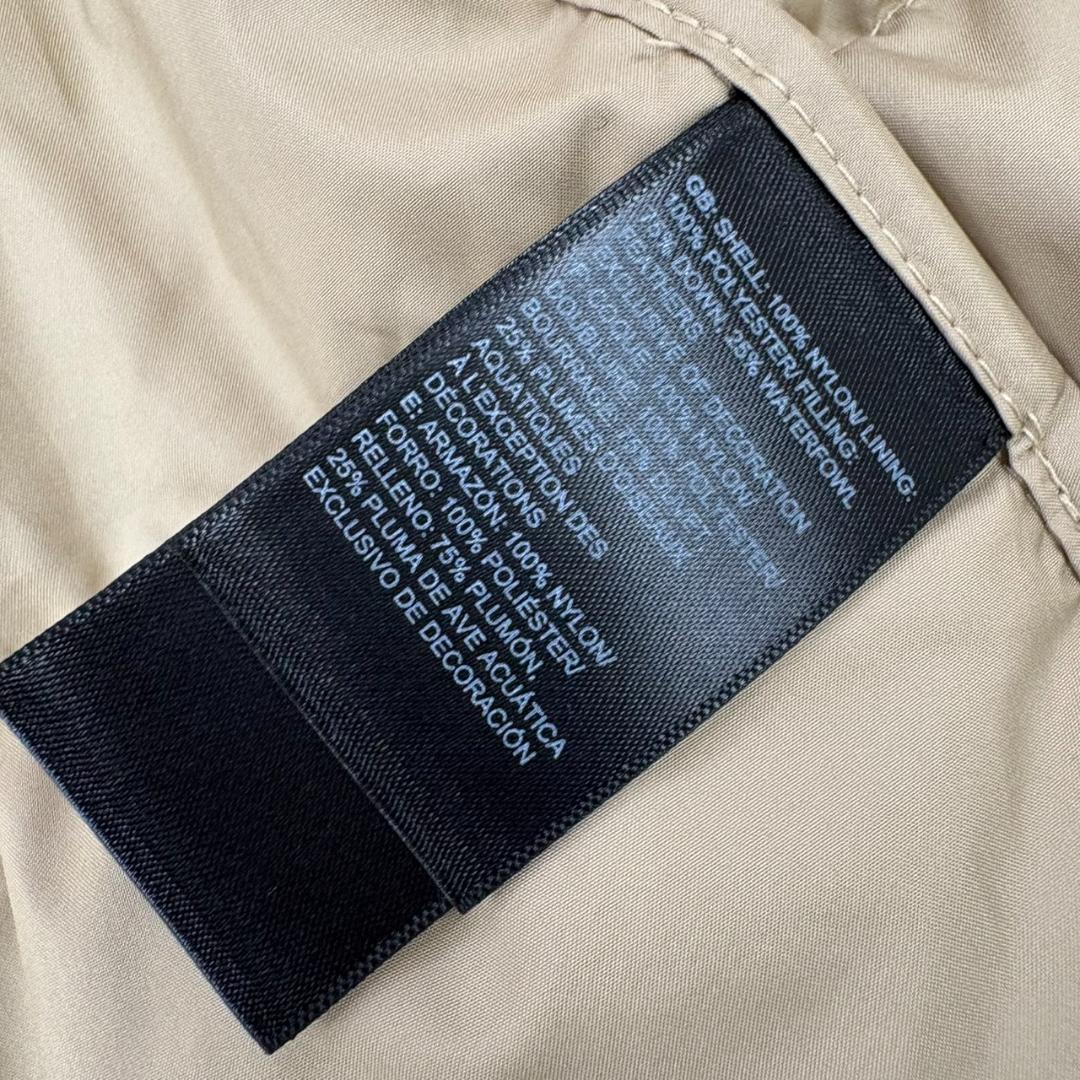 A4.THE NORTH FACE ロングダウンコート シャンパンゴールド M