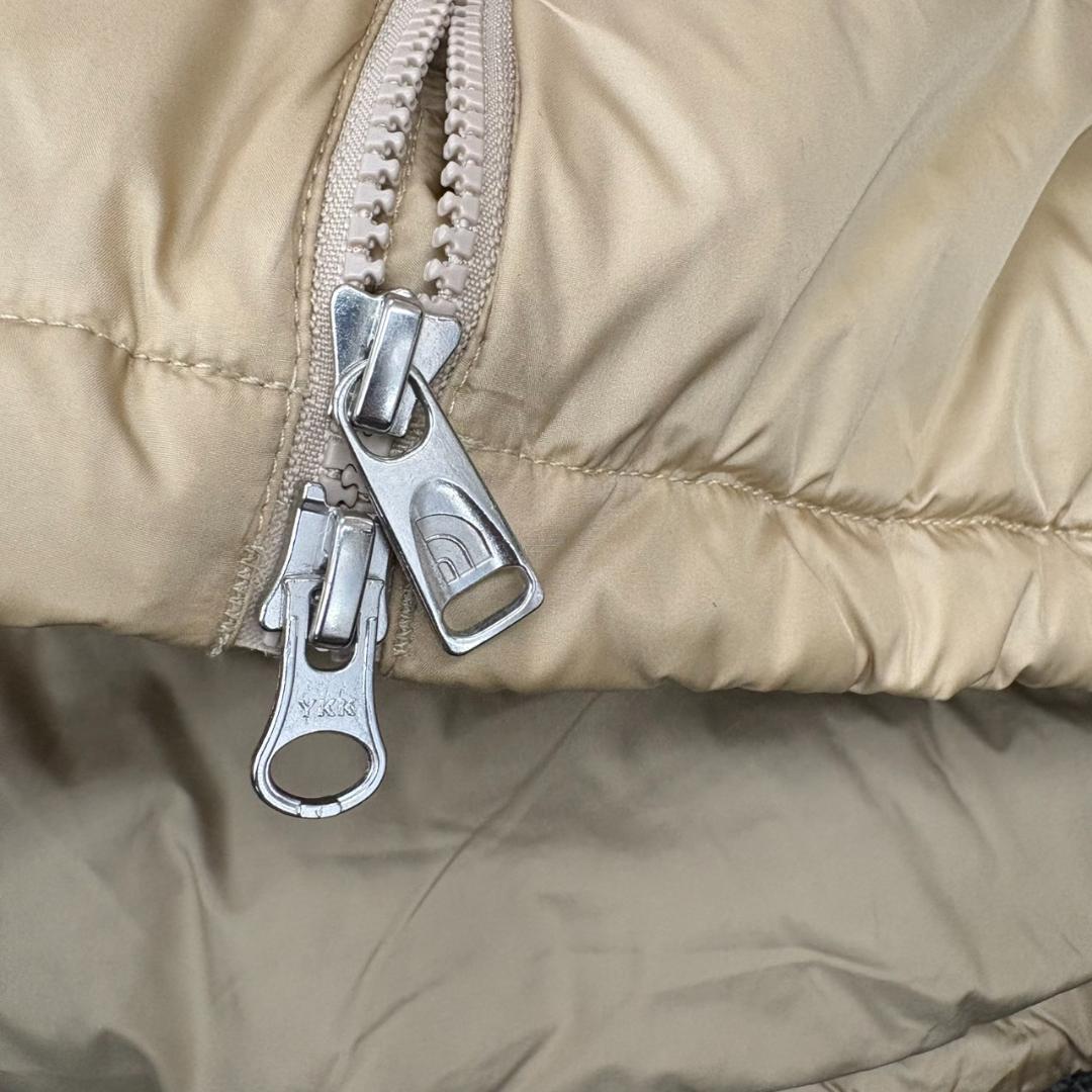 A4.THE NORTH FACE ロングダウンコート シャンパンゴールド M