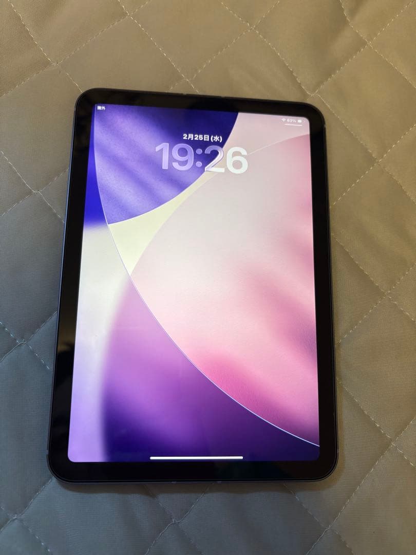 美品　iPad mini6パープル64GB(セルラーモデルSIMフリー)