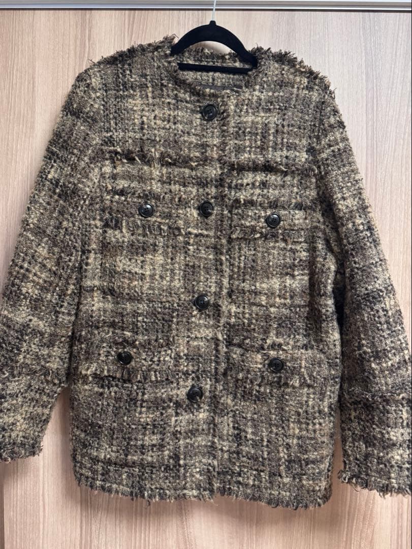 【美品】CLANE NO COLOR TWEED JACKET