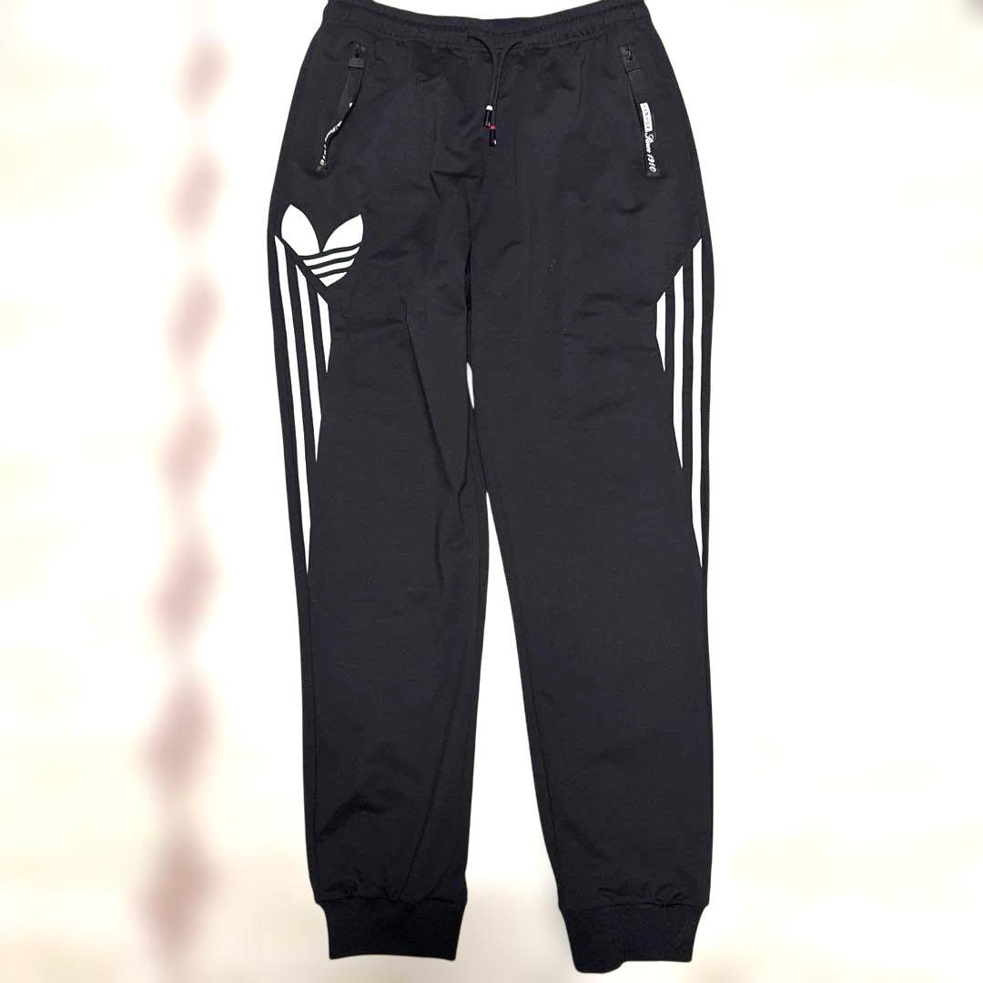 (美品)アディダスフード付きジャージセットアップXXL