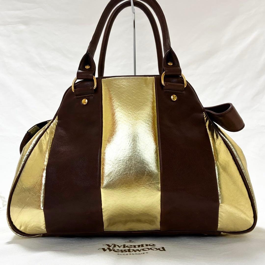 【美品】ヴィヴィアンウエストウッド ベイカーストリート ヤスミン ボストンバッグ