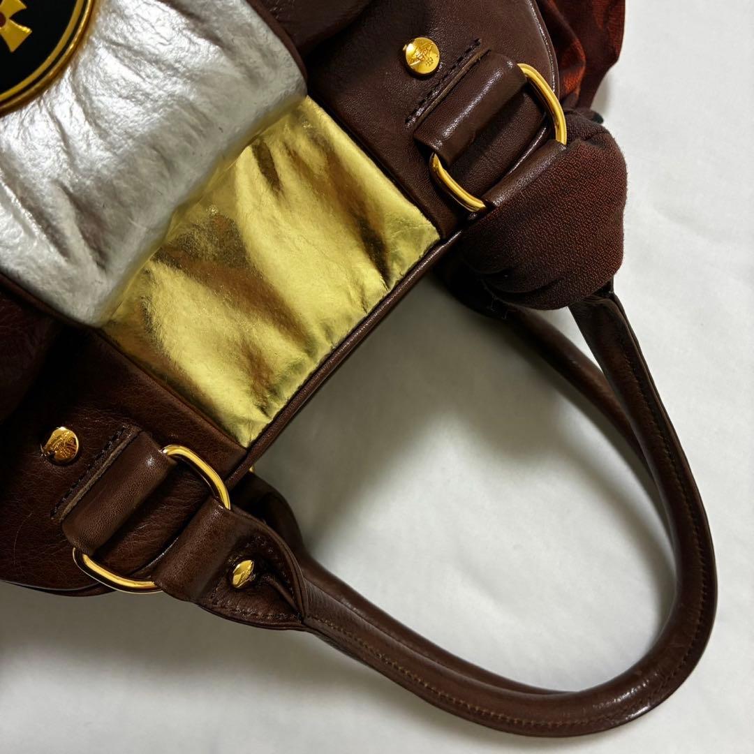 【美品】ヴィヴィアンウエストウッド ベイカーストリート ヤスミン ボストンバッグ