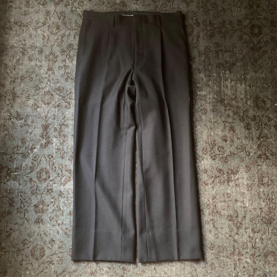 希少 3P ダブルスーツ スリーピース ネイビー 90s 大人気 モヘア 古着
