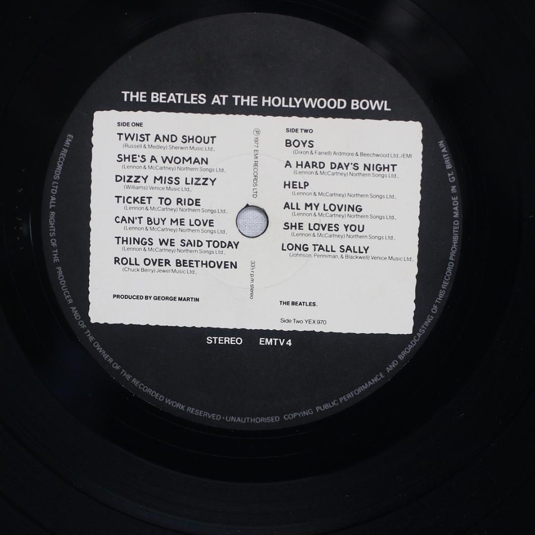 英LP Beatles at the Hollywood Bowl UKオリジ