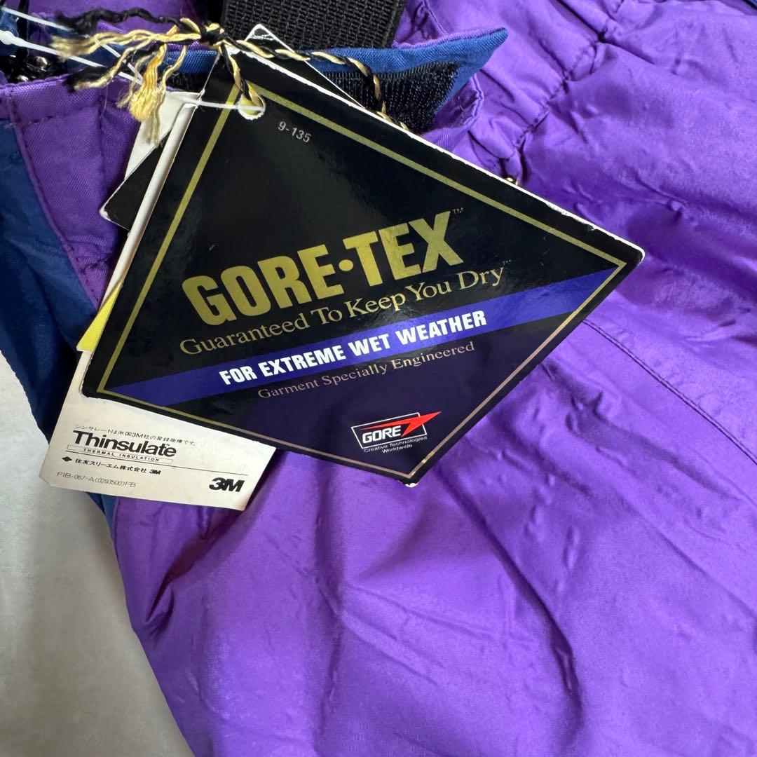 Fairydown GORE-TEX 中綿ビブパンツ M 紫 3Mスノボ スキー