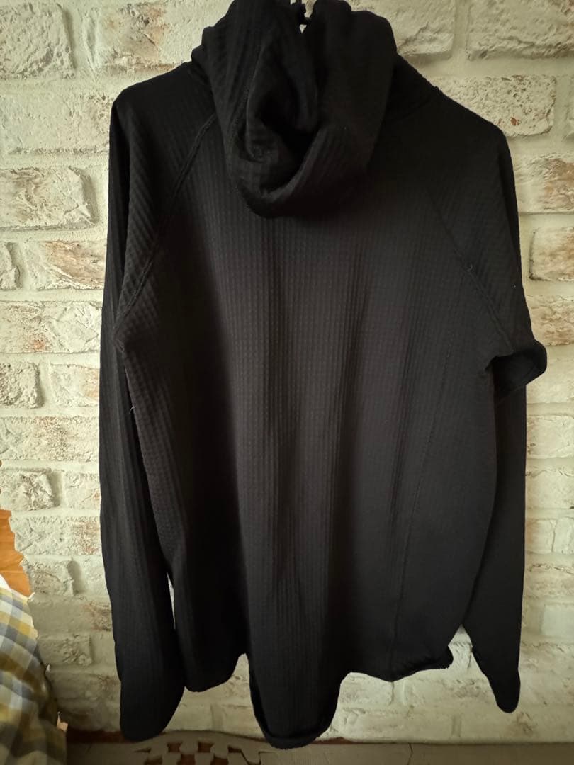charbonシャルボン GRID FLEECE ZIP UP HOODIE
