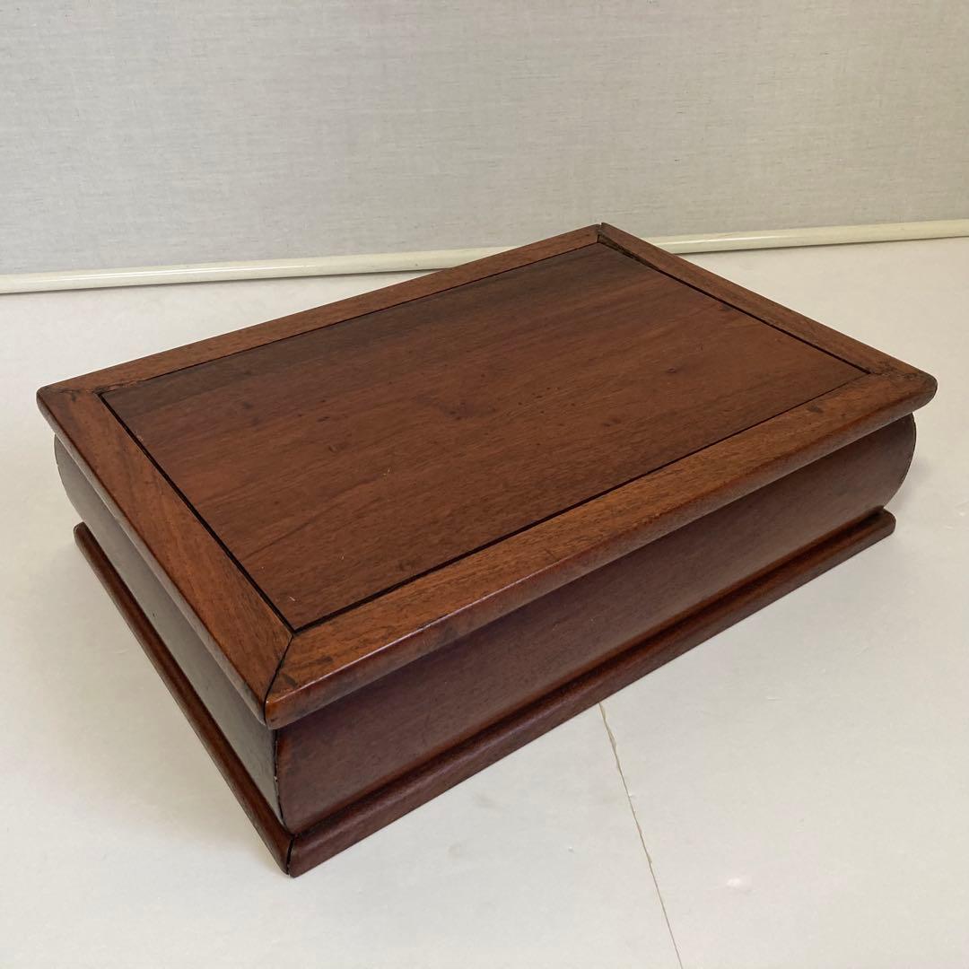 古い花台 置物台 飾り台 展示 花瓶 香炉 長方形 高め 木製 骨董品 レトロ