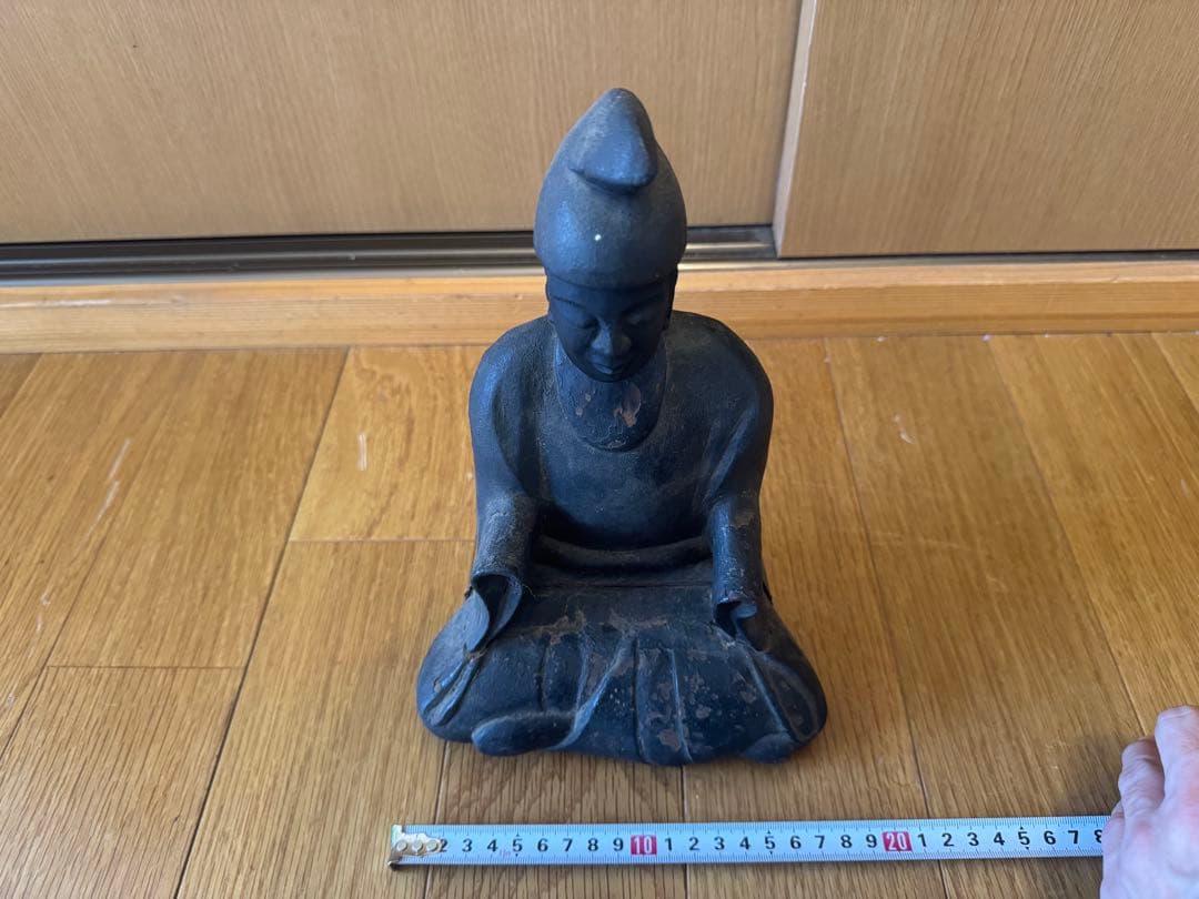 ツ*ず様 天神様　時代　骨董　仏具　神具　アンティーク　オブジェ　置物　神棚　古