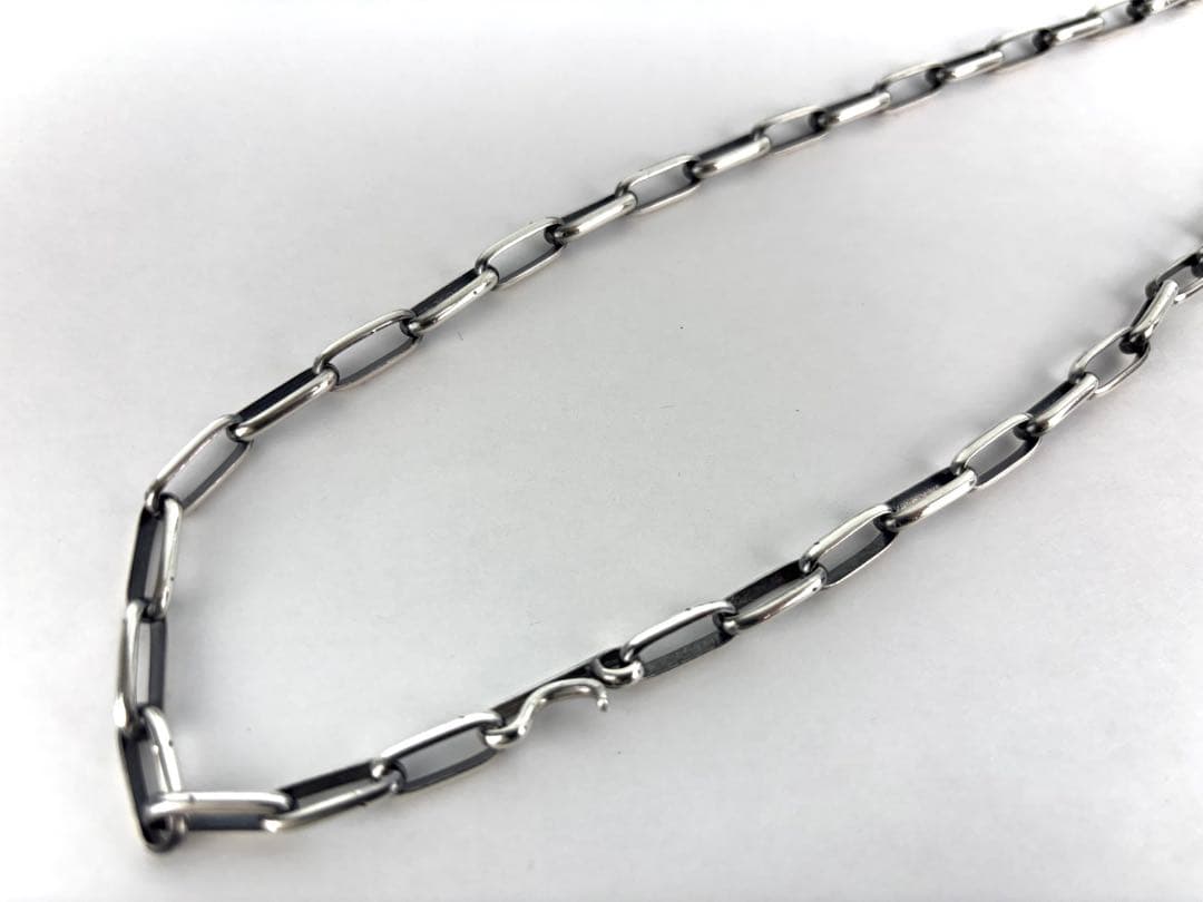 37.1g 5.5mm 60cm ナバホ族 燻し加工 シルバー925