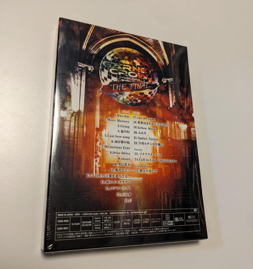 ミュージック 2 2DVD GARNET CROW livescope The Final