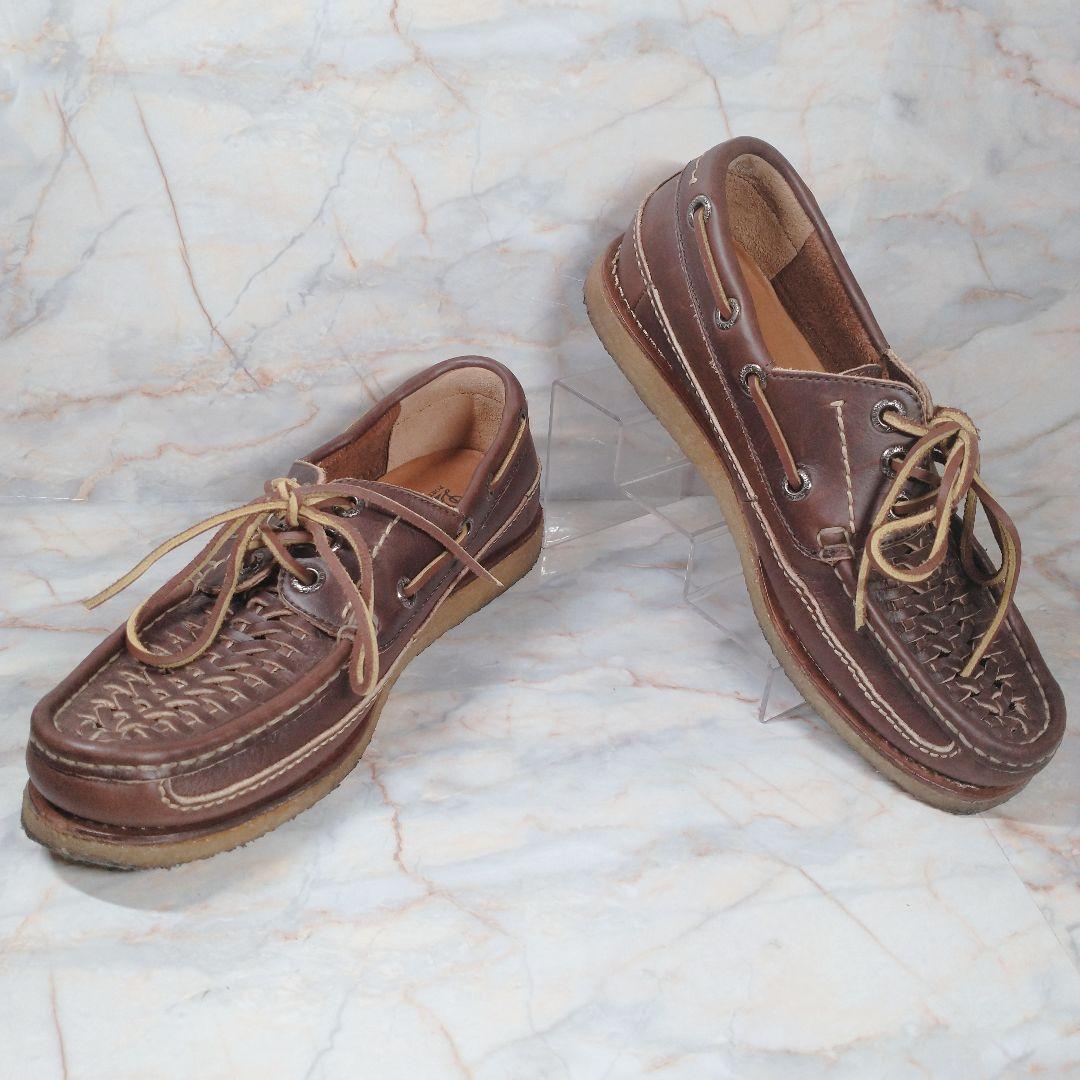 Danner ダナー デッキシューズ ウーブンモック 編み込み 本革 26cm