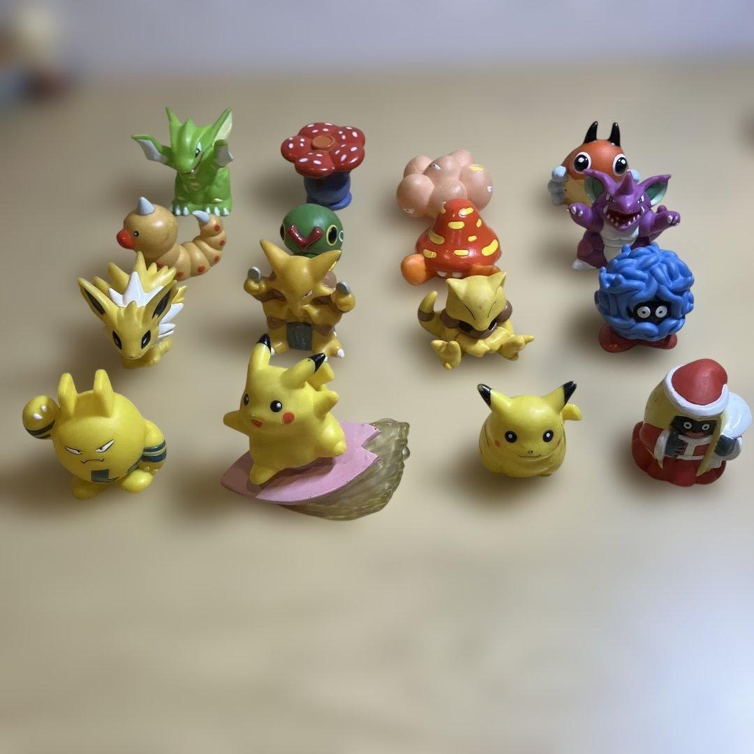 ポケモン　初期 指人形・フィギュア・ソフビ 90体　クリア　まとめ