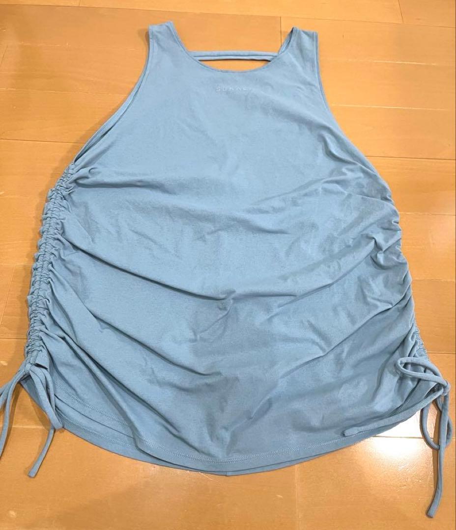 ★美品‼︎ SUKALA ミックスフラワーセパレートタンクトップ＆プリントレギンス