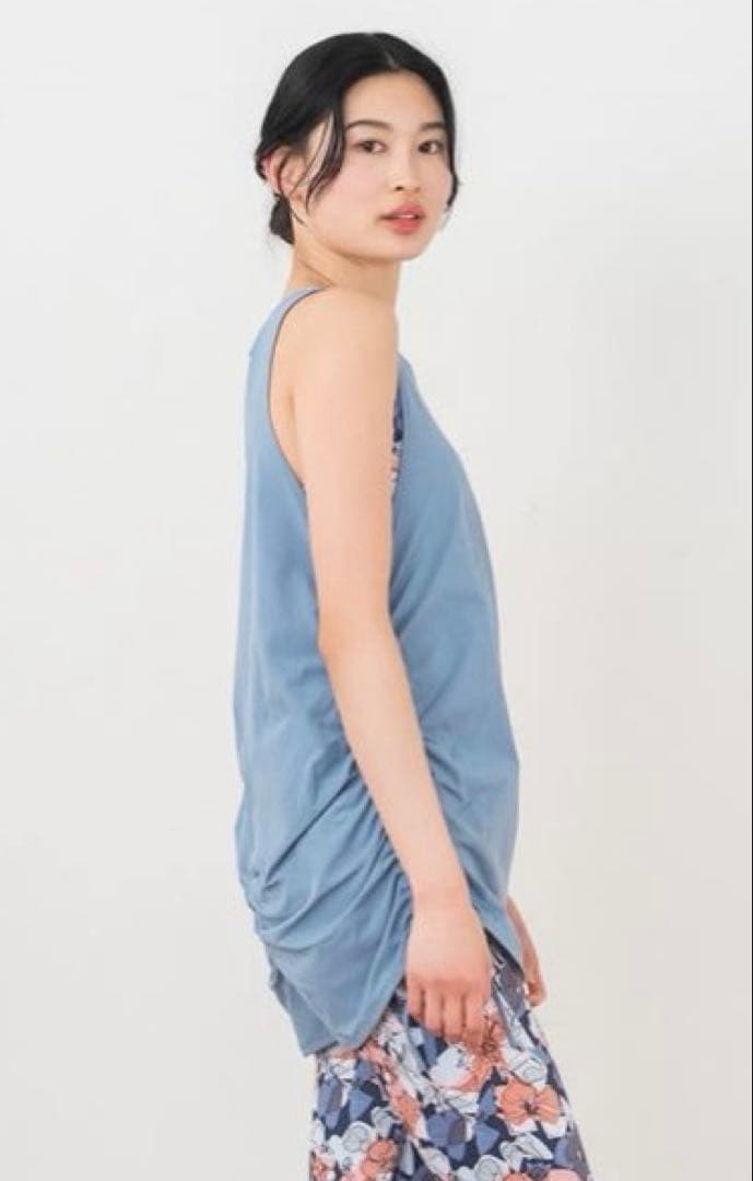 ★美品‼︎ SUKALA ミックスフラワーセパレートタンクトップ＆プリントレギンス