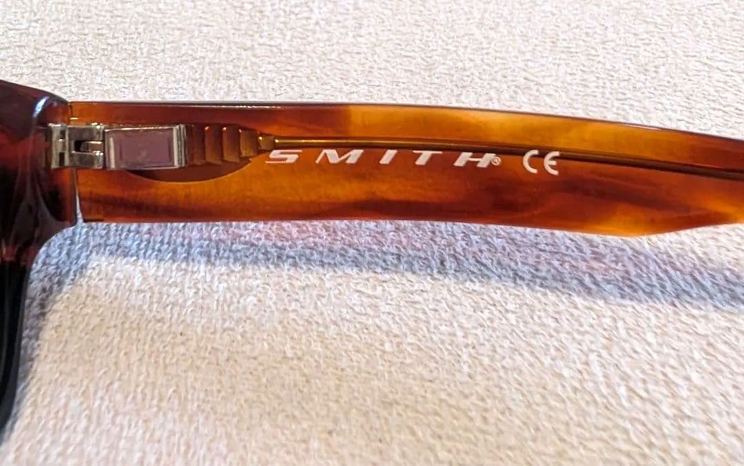 即発送 SMITH 偏光サングラス ブラウン ケース付
