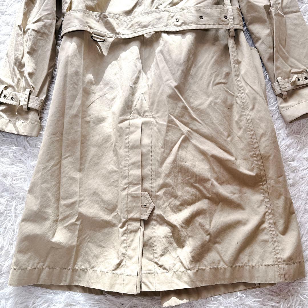 ポロ　ラルフローレン ベージュ トレンチコート M-L ベルト　ダブル　マキシ丈
