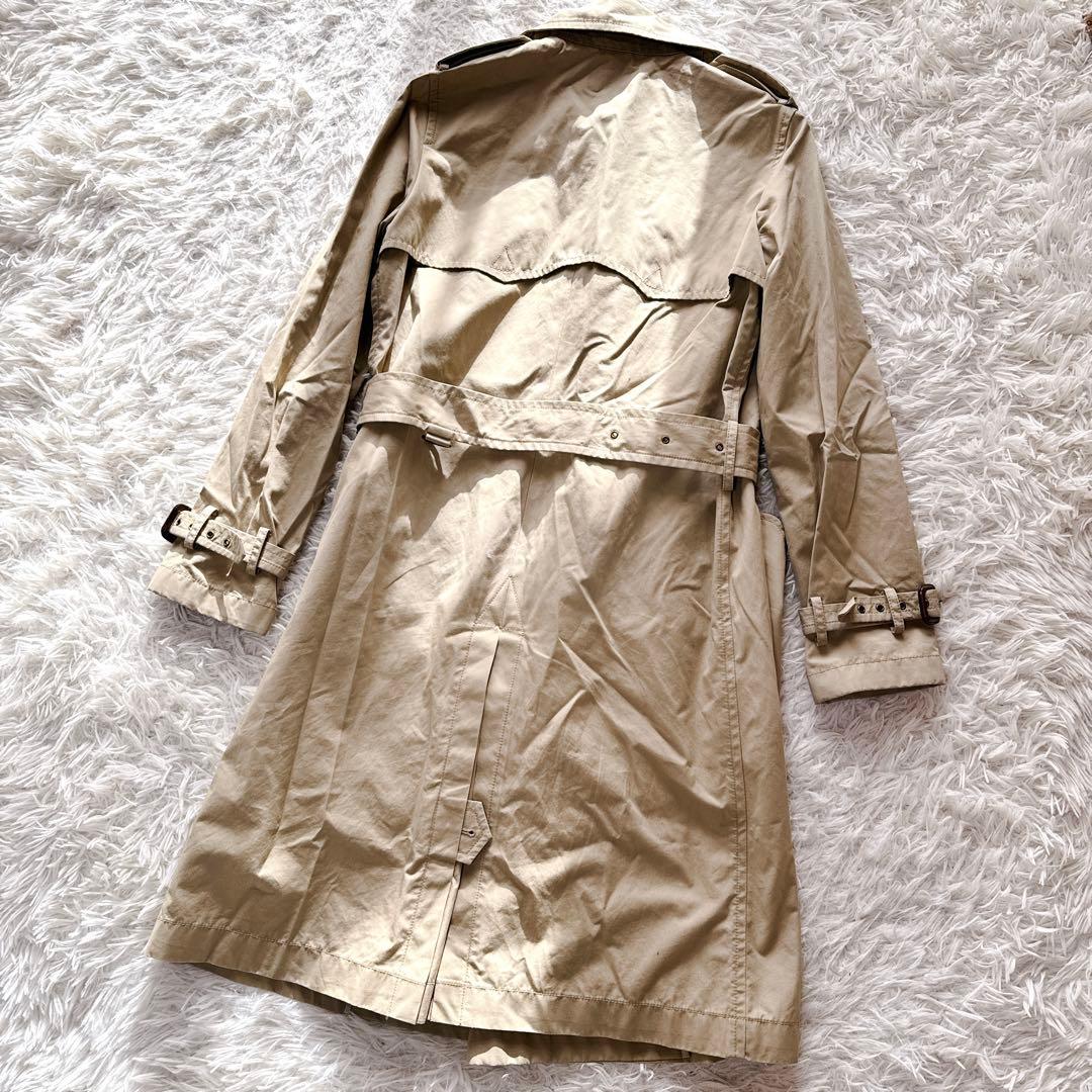 ポロ　ラルフローレン ベージュ トレンチコート M-L ベルト　ダブル　マキシ丈