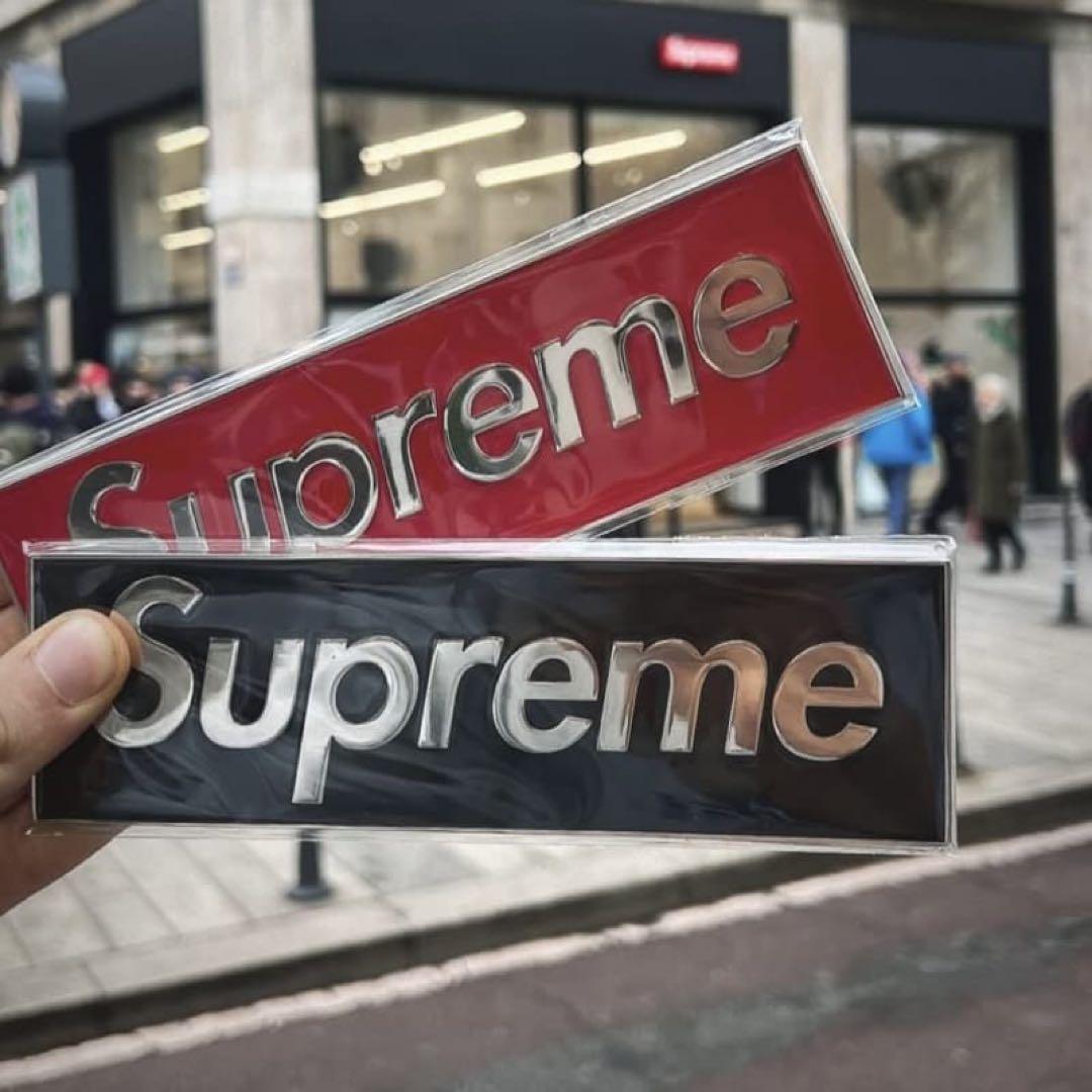 トップス Supreme Box Logo Car Emblem \"Black\"