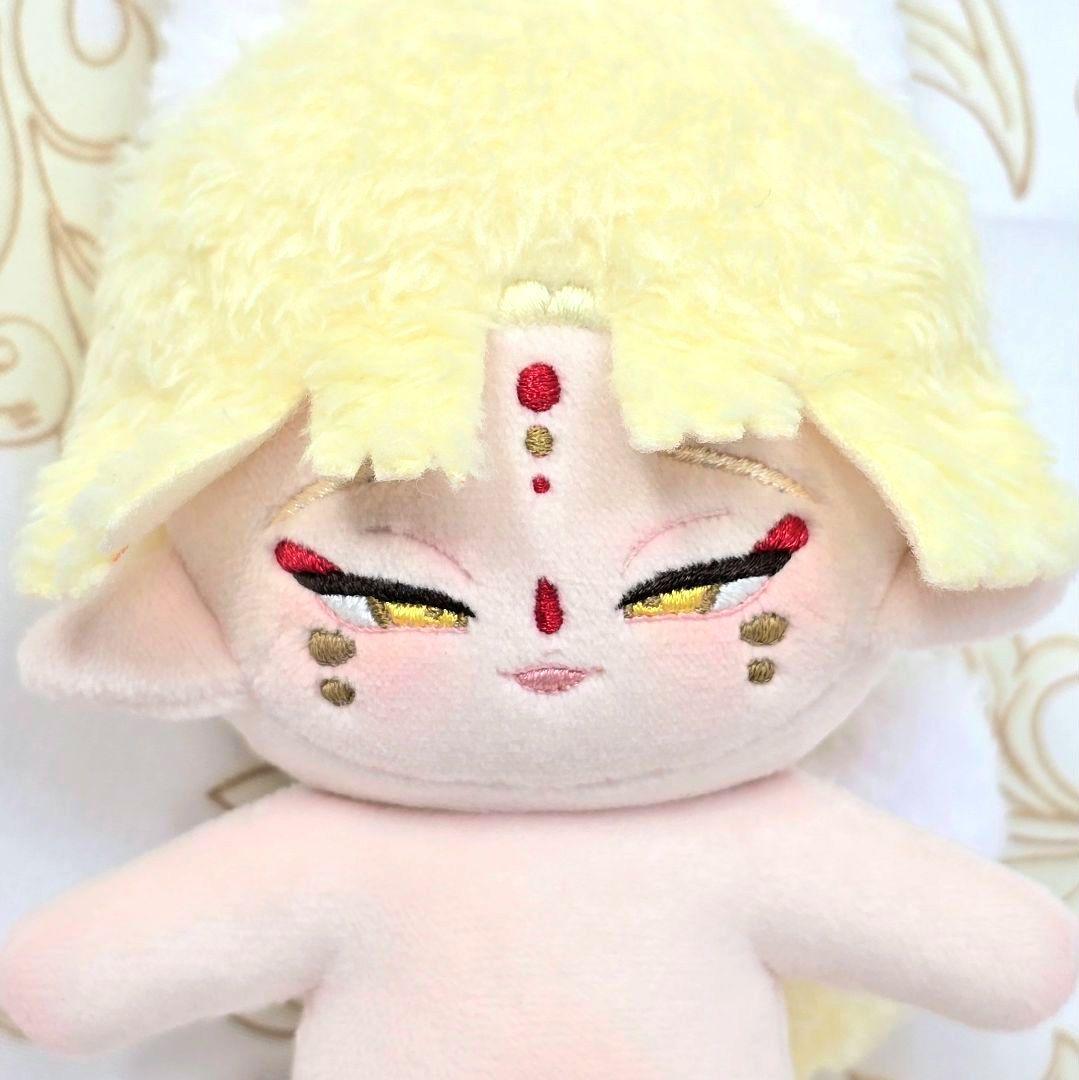自作 無属性 ぬいぐるみ 骨入り お狐くん 10cm