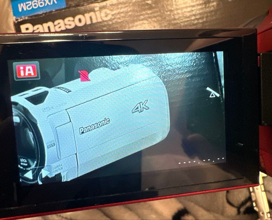Panasonic HC-VX1M 4K ビデオカメラ アーバンレッド