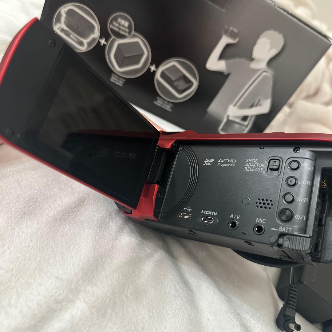 Panasonic HC-VX1M 4K ビデオカメラ アーバンレッド