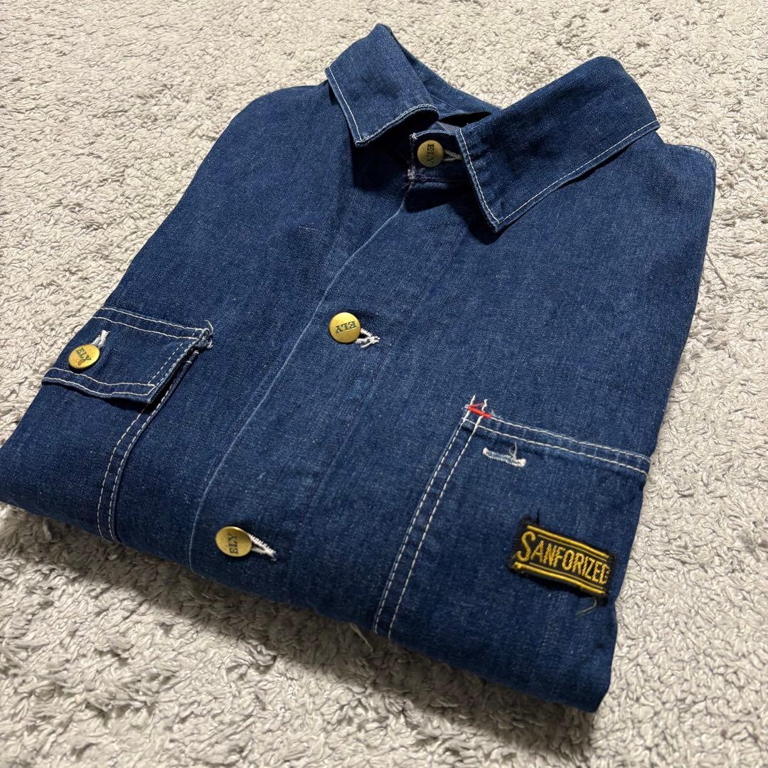 ヴィンテージ ELY デニムカバーオール 70s USA製 チョアジャケット