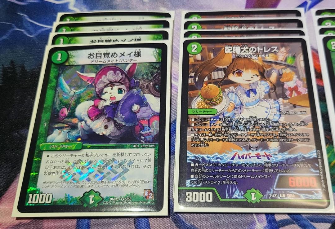 ドリームメイトデッキ　光夢龍フィオナフォレスト　刀志猫プワソン　入り