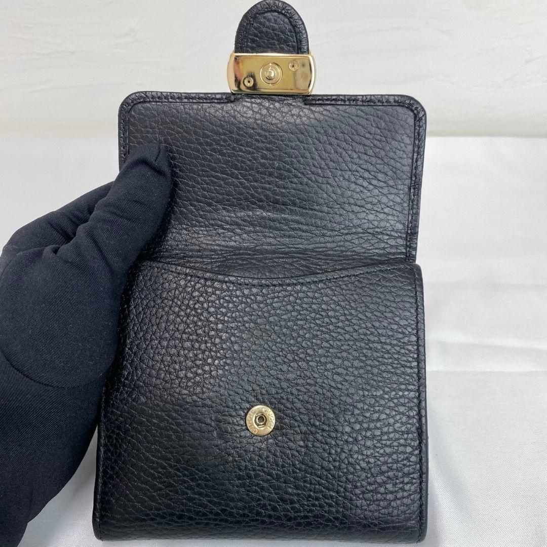 ✨️美品✨️GUCCI 二つ折り財布 ダブルホック インターロッキング