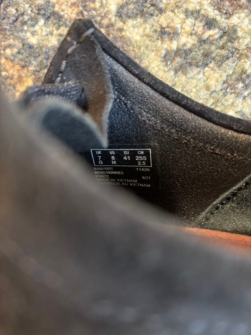 Clarks（クラークス）ワラビー / Wallabee ブラックスエード
